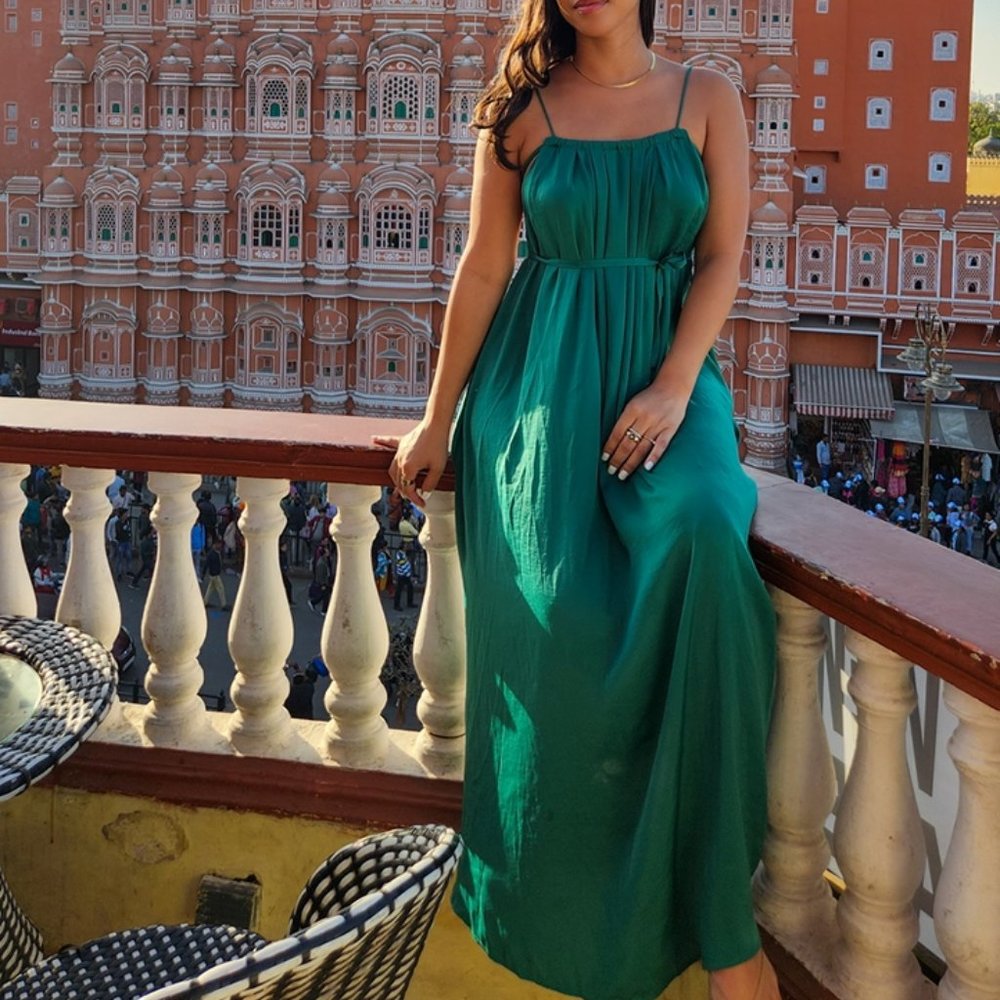 Urban revivo green dress
